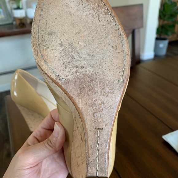 Michael Kors Natural Cork Platform Wedges - Picture 3 of 3